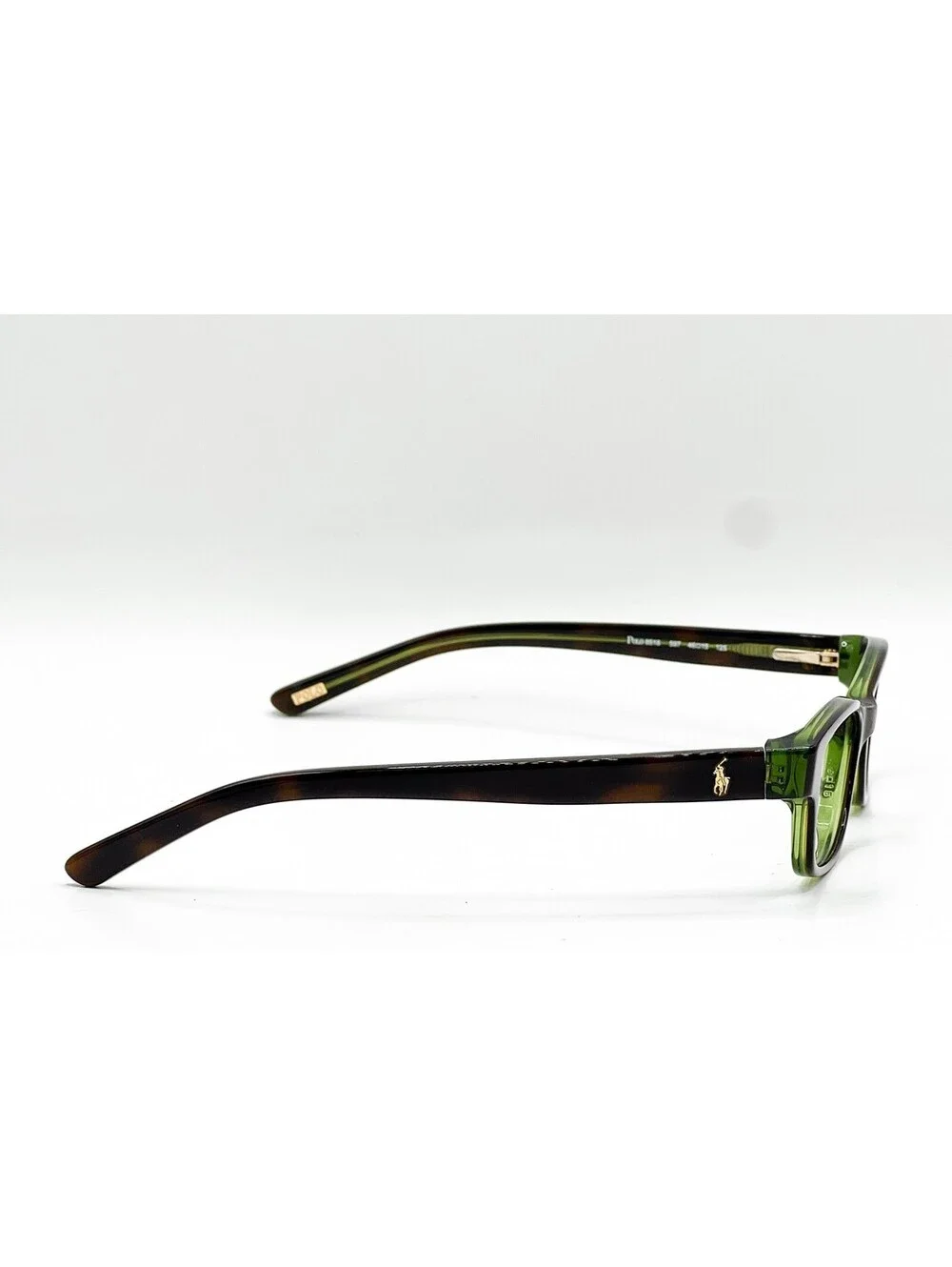 Polo Ralph Lauren 8518 597 Dark Tortoise On Green Authentic Eyeglasses 46-15-125